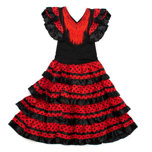 Dress Flamenco VS-NROJO-LN0 0-12 Months 8 Years